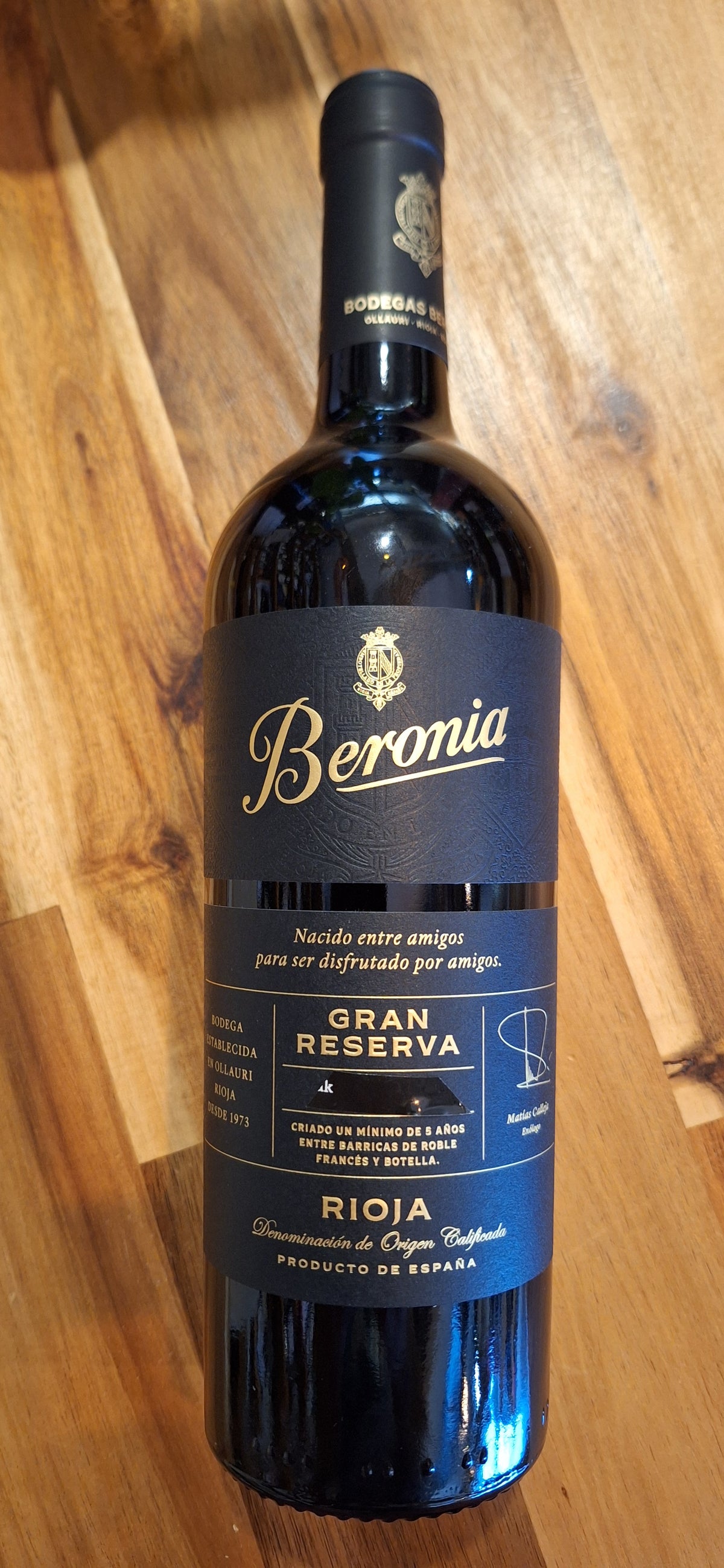 Beronia Gran Reserva Rioja